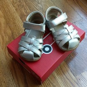 See Kai Run Silver Sandals